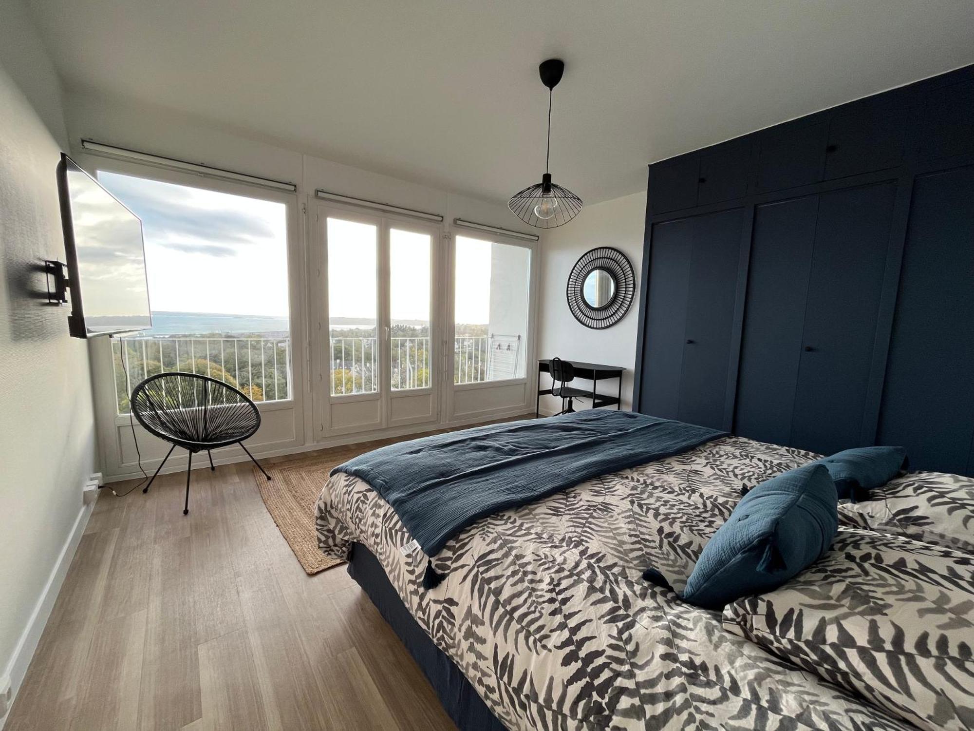 Nouveau! Appartement Vue Mer 180° Et Place Parking بريست المظهر الخارجي الصورة